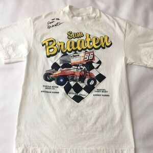 Sam Braatan autographed racing t-shirt